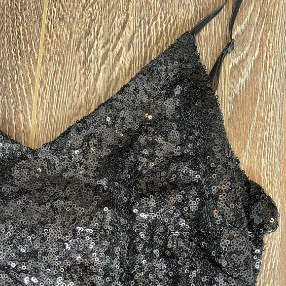 Black sequin dress (Small) - Picture 4 of 8